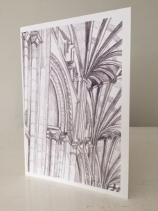 Knave Vaulting - Norwich Cathedral No.1 Greetings Card